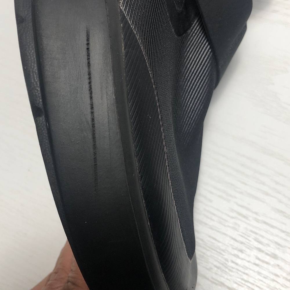 OOFOS Fibre Low Shoes Black Gray Men’s Sz 11.5 Lightweight Recover Performance - Picture 8 of 8